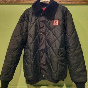 K Penguin Vintage Nylon Quilted Jacket Coat - XL Made in USA